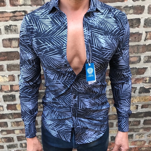 Vince Camuto Floral Shirt (S/M) - Picture 6 of 8